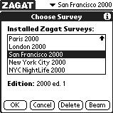 Select the region from the List popup menu. 2. Tap the menu icon (to the left of the graffiti input area). 3. Tap Select All from the Item menu.