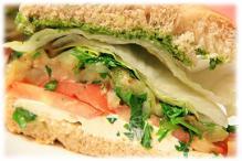 Sandwiches All large sandwiches are served with our homemade Coleslaw OR Garden Salad Our sandwiches are made with fresh, homemade bread Turkey Salad Sandwich With