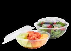 Karat Earth PLA hinged containers will secure your to-go orders and help make a positive impact on the environment.