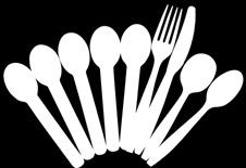 These utensils are compostable in a commercial facility and make a positive impact on the environment.
