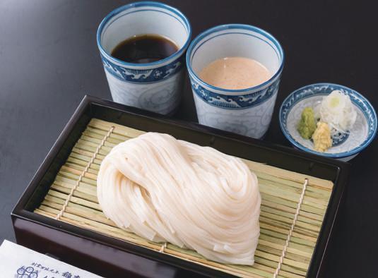 COLD UDON Soy Sauce Seiro Cold Udon with dipping