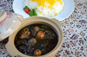 Persian Stews خورشتها و غذاهای سنتی 1- Vegie Shahsavar Ghormeh Sabzi $14.