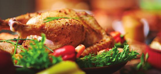 This seasonal bird is high in protein and low in fat: that same turkey breast serving