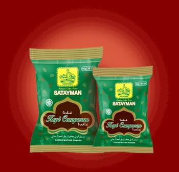 Satayman Coffee Powder SATAYMAN COFFEE POWDER 120g/55g Old Street, Old Brand, Old Taste Unique flavor and acidity, bring aromatic and smooth.