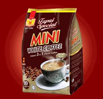 32pkt (20 stick packs x 20g) Tupai Special MINI White Coffee 3 in 1 TUPAI SPECIAL MINI WHITE COFFEE 3 IN 1 Using the top A graded coffee beans, formulate with finest non daily creamer, to produce