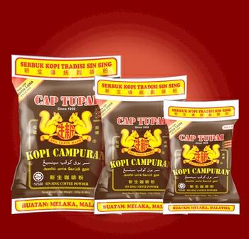 Cap Tupai Coffee Powder-Kopi Campuran 240g,110g,50g CAP TUPAI COFFEE POWDER- KOPI CAMPURAN Old Street, Old Brand, Old Taste Unique flavor and acidity, bring aromatic and smooth.
