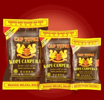 24pkt(240g), 40pkt(110g), 50pkt(50g) Cap Tupai Coffee Powder- Kopi Campuran (Kasar) 500g, 250g, 125g CAP TUPAI COFFEE POWDER- KOPI CAMPURAN Old Street, Old Brand, Old Taste Unique flavor and acidity,