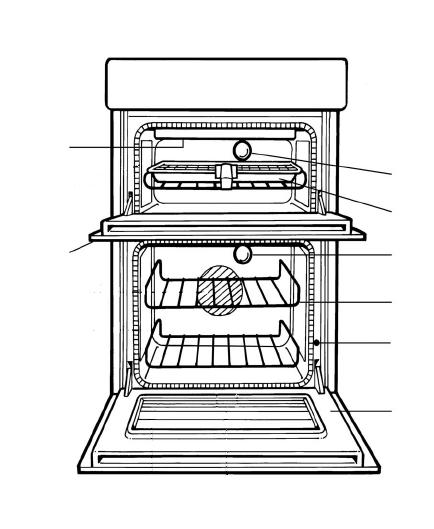 Telescopic runners * The bottom oven on this cooker can comes equipped with telescopic runners. Assembling the telescopic runners* A.