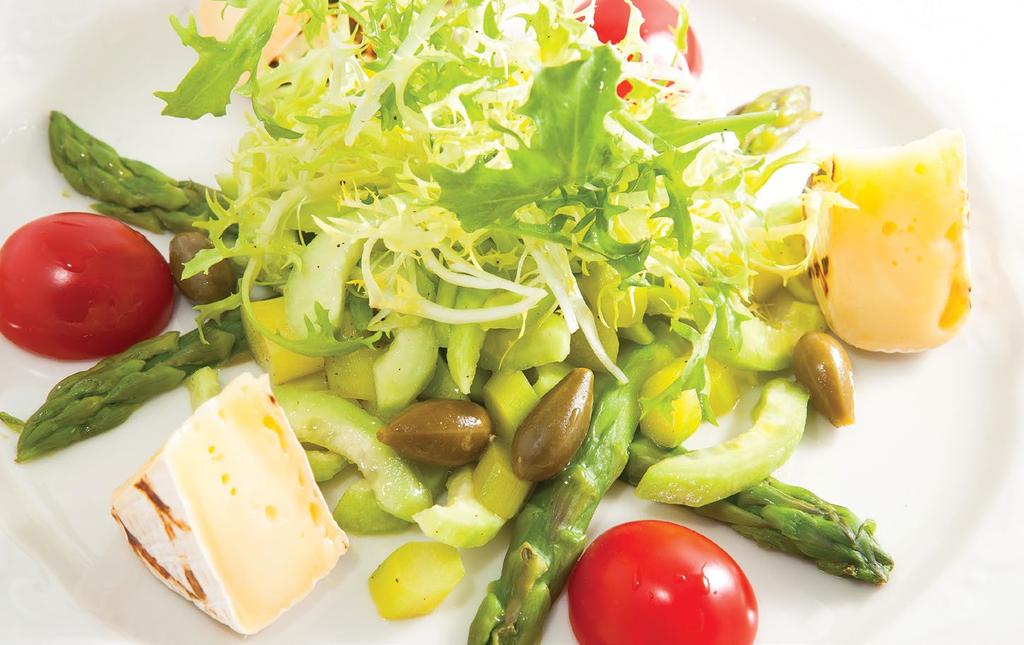 Asparagus salad with
