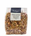 Pear & Orange Muesli (V) Our own candied orange peel and Australian almonds make this a delicious nutritious snack to
