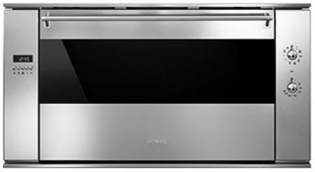 EAN13: 8017709191450 Product Family: Oven Aesthetic: Classic Power supply: Electric Category: Reduced height 90cm Cooking Method: Thermo-ventilated Colour: Fingerproof Stainless Steel Cleaning