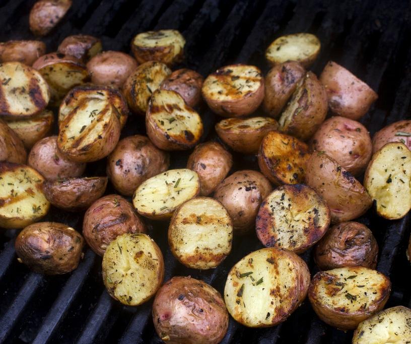 Grilled Ranch Potatoes Delicious new potaots coated in a rosemary and garlic marinade!