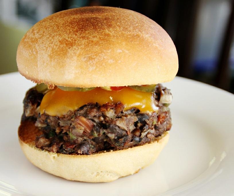 Black Bean Burger Super tasty and easy to make black bean burgers are a great option for your vegetarian friends and family!