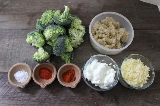 Place the cooked broccoli, cream cheese and cooked quinoa in a large saucepan over a medium heat. Stir well and cook for 2 minutes or until warmed through.
