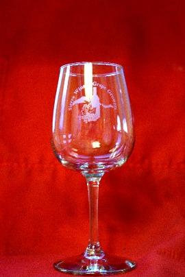 SWGGA Logo Wine Glasses Are Again Available Tony now has a good stock of the glasses and they will be on display at our monthly meetings. $3.00 ea.