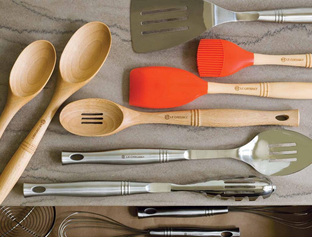 Revolution Stainless Steel utensils Revolution wood utensils Legendary Tools of the TRADE Designed for All OccasionS Le Creuset s innovative Tools and Accessories including new Stainless Steel