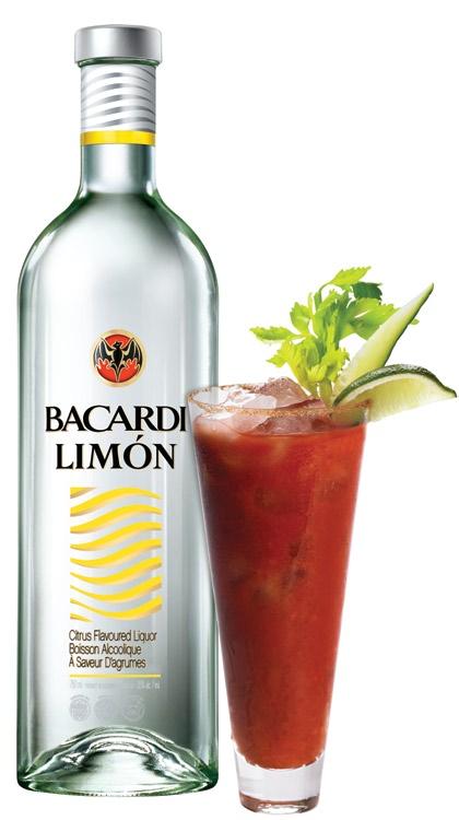 BACARDI LIMÓN TM Caesar The vibrant combination of lemon and lime flavours blended into BACARDI LIMÓN will add real zest to the traditional Caesar.
