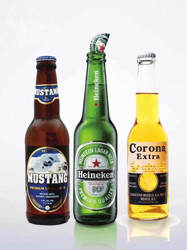 Beers & Ciders Everest $7.00 Mustang $7.00 King Fisher $7.00 Corona $7.00 Heineken $7.00 Crown Lager $6.50 Pure Blonde $6.50 James Boag s Premium $6.50 Hawards 5000 $7.