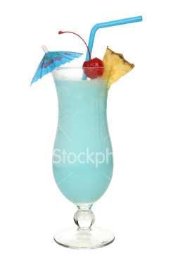 juice and cane sugar BLUE HAWAIIN R36 White rum, shaken cold with blue liqueur, Malibu, pineapple juice & cream CAIPIRINHA R36 The authentic