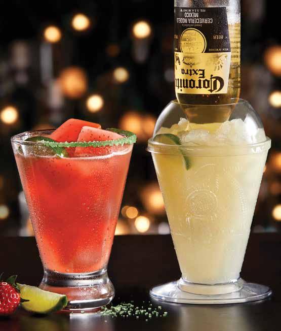 40% MARGARITAS OUR MARGARITA MIX IS MADE FRESH IN-HOUSE WITH 100% NATURAL LIME JUICE.