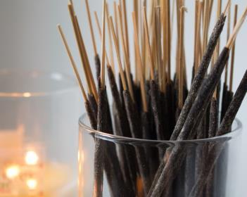Nag Champa A classic rich incense woodsy fragrance to promote calming and comfort.