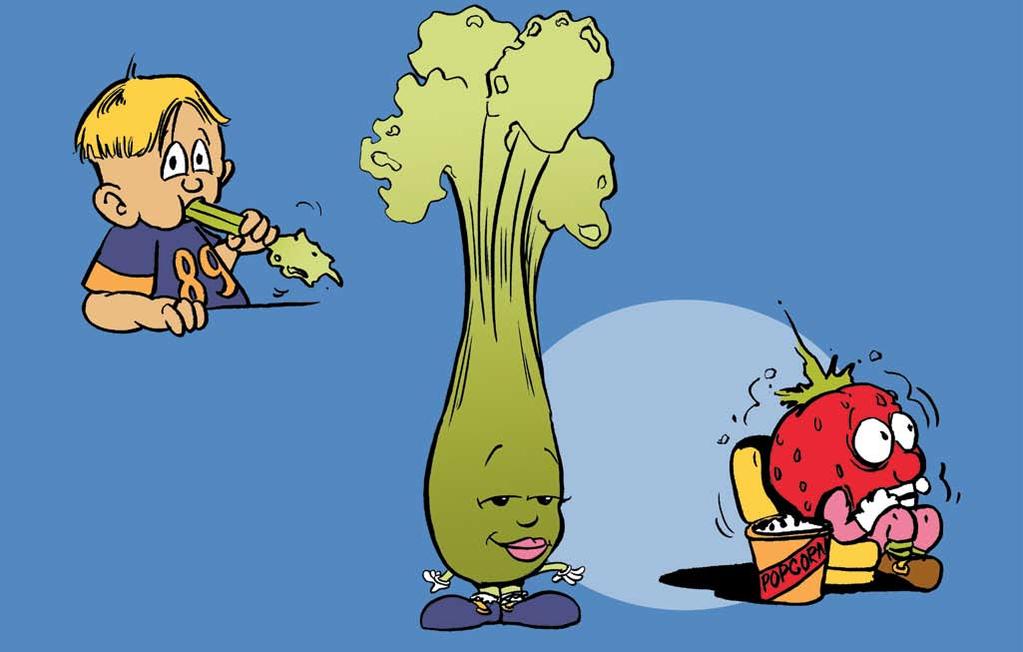March Veggie: Try a crunchy stick of celery! Ever had ants on a log? Fill your celery with peanut butter and top with raisins. Yum! March is National Nutrition Month Hungry for a snack?
