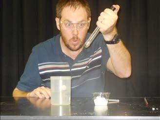 The temperature in the test tube should be about 20 degrees when you start to add the sugar. Temperature 5 20 60 3.