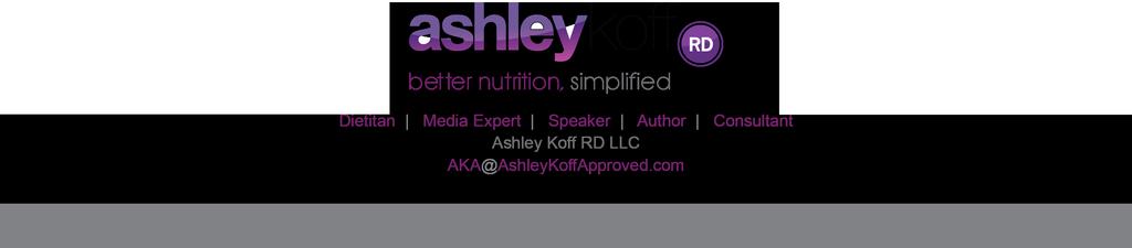 Gluten-Free* but Full of Quality! AKA (AshleyKoffApproved) Nutrition Pit Stops (ie Eating Occasions) For servings & nutrient groups, visit www.ashleykoffapproved.