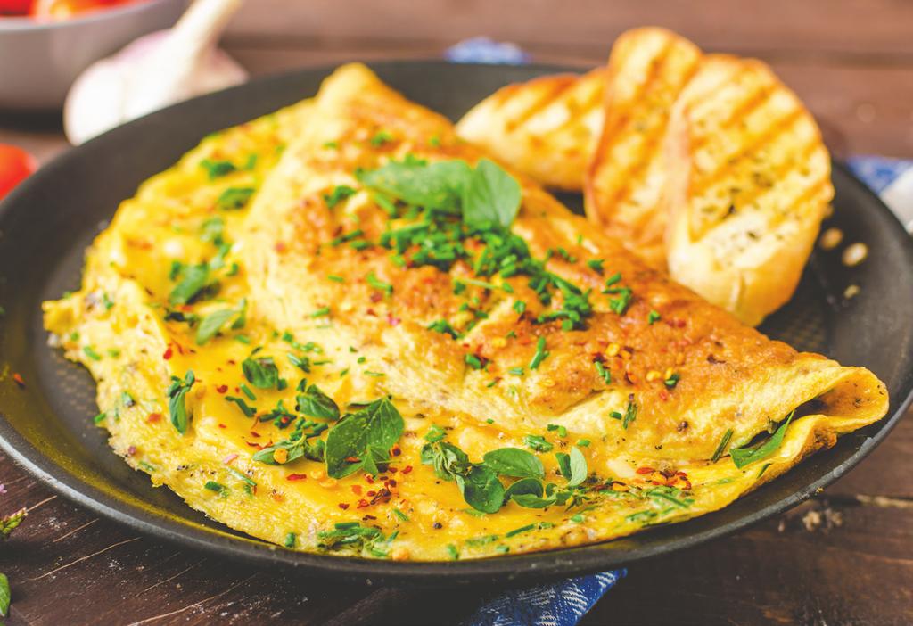 EGGSTRAORDINARY OMELET WITH CHEESE AND ONION This recipe is simple and listed as
