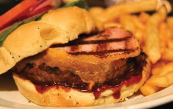 $9.95 The Cracked Black Burger Our Grill house burger pressed into cracked black peppercorns and grilled to perfection.