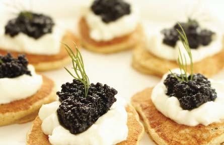 CAVIAR - A TRUE DELICACY For centuries, caviar has been considered one of the world s finest gourmet foods and a true delicacy.