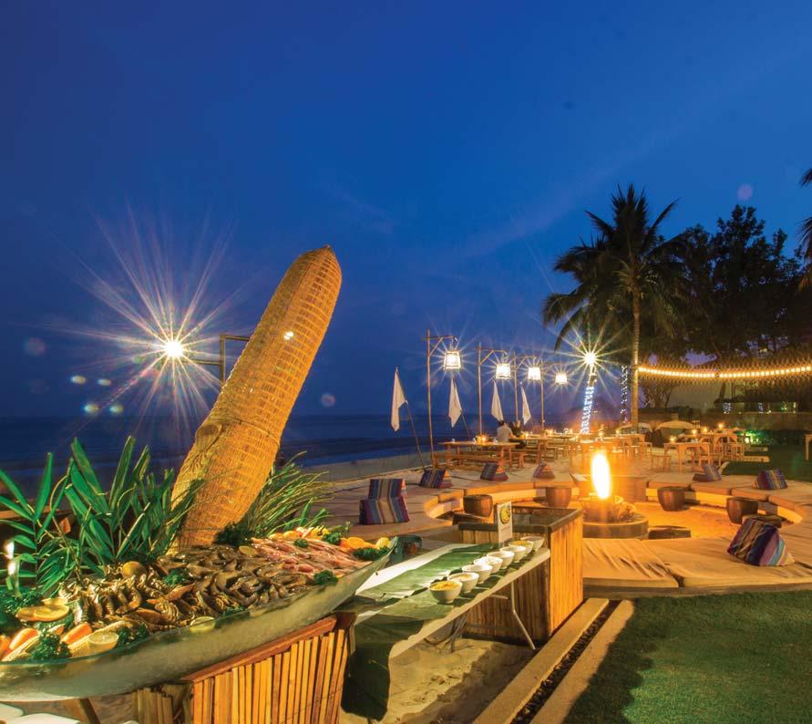 ASIAN TWIST BEACH DINNER There s a feast of cooking going on by the beach, where an impressive mix of conversation, fresh food and world flavours blend in a different way.