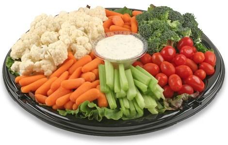 16 Small Tray 18 Large Tray (Serves 6-8) Fresh Seasonal Fruit Platter with Dipping Sauce - Small 35 Large 65 Assortment of seasonal fruit served with a yogurt dipping sauce Assorted Cheese Platter -