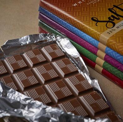Chocolate Bars CHOCOLATE BARS Our premium chocolate bar range, using 70% rich dark chocolate and 35% milk chocolate.