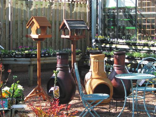 bird care, garden ornaments & stoneware, composts &