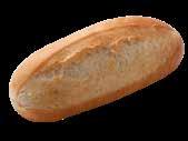 Length : 30 cm Raw : 175g Baked : 125g Units/box : 70 100144 BAGUETTE The baguette can be transformed in many ways:
