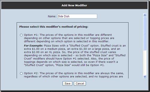 3. Click [Add Modifier], then click [Add a New Modifier].