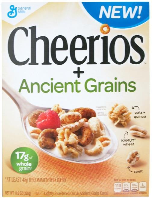 Ancient grains claims for better-for-you options Ancient grains claims are combined with health claims.