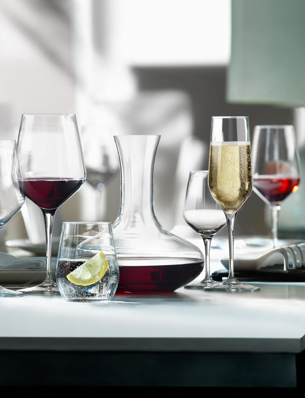 for stemware that s brilliant and strong, the