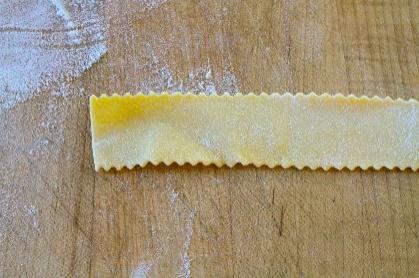 Fresh Pasta Professional Cooking 8-400 Pasta Yield: 1 ½ pounds 1 pound Bread Flour 450 grams 5 Eggs 5 ½ fluid ounce Olive oil 15 millilitres Pinch Salt Pinch 1. Mound the flour on a work surface.
