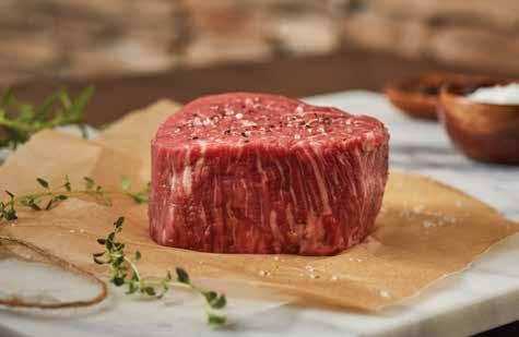 COMPLETE TRIM CENTER CUT FILETS Fully-trimmed and fork tender, our Certified Angus Beef Center Cut Filets set the standard for exquisite tenderness and taste.