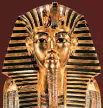 Early Steps Toward Civilization Metalworking: Funeral Mask of a Pharaoh One of the world s most beautiful treasures is this lifesize funeral mask of Pharaoh Tutankhamen.