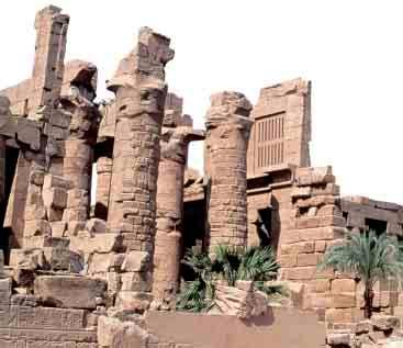 The New Kingdom capital of Thebes contained magnificent religious shrines, such as the temple at Karnak pictured here. Egypt: The New Kingdom, c. 1450 B.C.