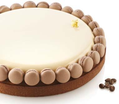 kit tarte ring round Ø250mm RECIPE BY GIANLUCA ARESU The mould is provided with a special border that allows to obtain rounded dessert.