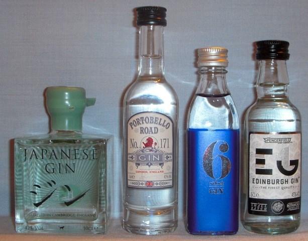 First four gins are from