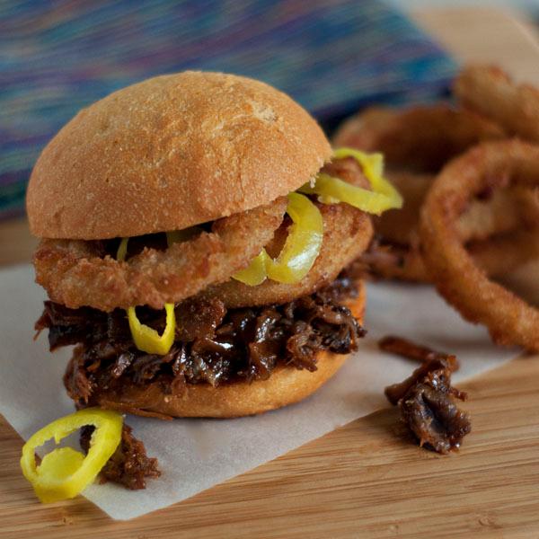 4/17/2015 Saucy Slow-Cooker BBQ Beef Sandwiches and a GIVEAWAY{giveaway closed}!