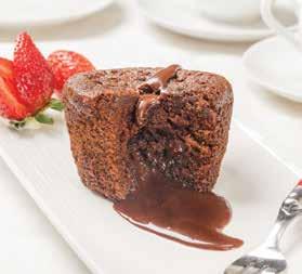 mud cake & caramel sticky date cake Microwave for 30 seconds per portion from frozen or 15 seconds from chilled.