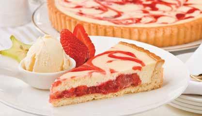 49kg strawberry rhubarb cheesecake tart Enjoy the delicious tango of flavours and textures.