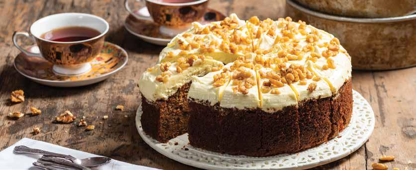 65kg hummingbird cake Tropical flavours of banana and pineapple, spiced with a touch of