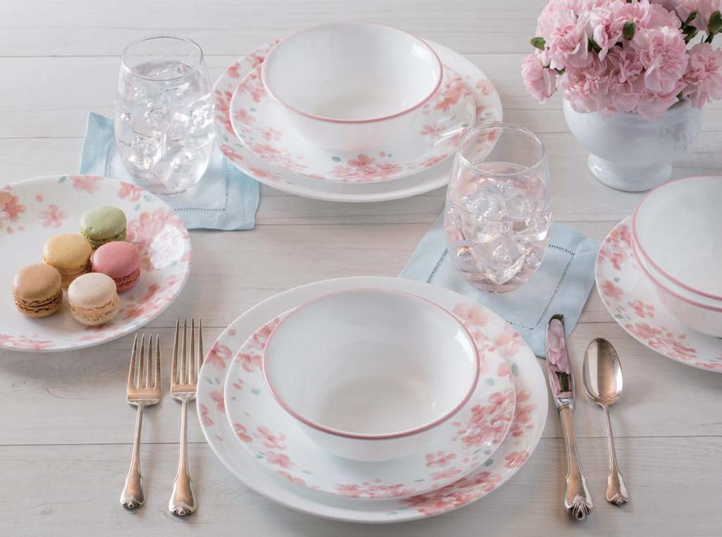 Coupe CORELLE Coupe, the brand s best-selling shapes, delivers a variety of designs: from classic to bold and fresh patterns that bring a match the décor of any